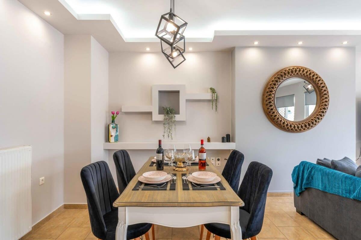 Sitia Panoramic Penthouse - Close To Sandy Beach - Private Parking Extérieur photo