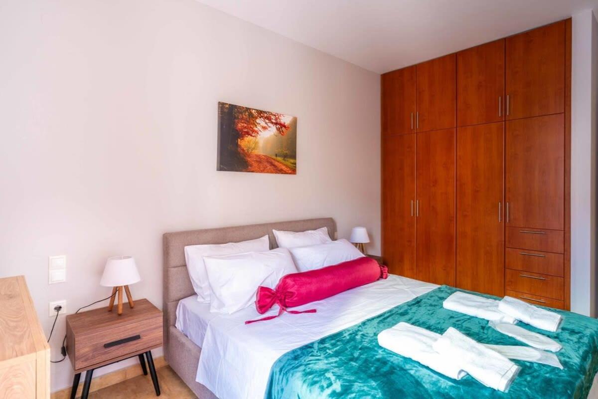 Sitia Panoramic Penthouse - Close To Sandy Beach - Private Parking Extérieur photo