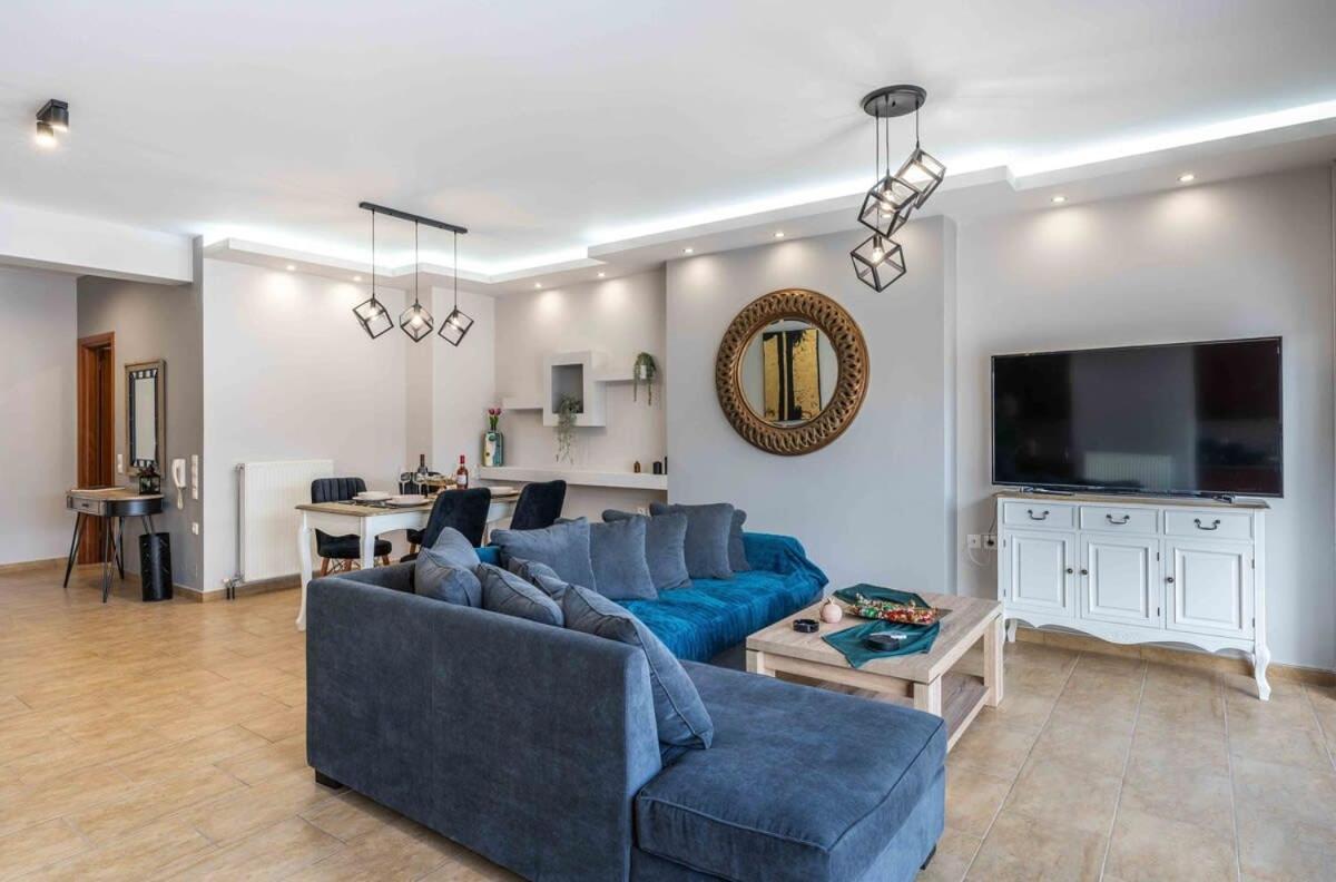 Sitia Panoramic Penthouse - Close To Sandy Beach - Private Parking Extérieur photo