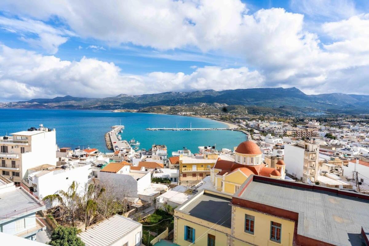 Sitia Panoramic Penthouse - Close To Sandy Beach - Private Parking Extérieur photo